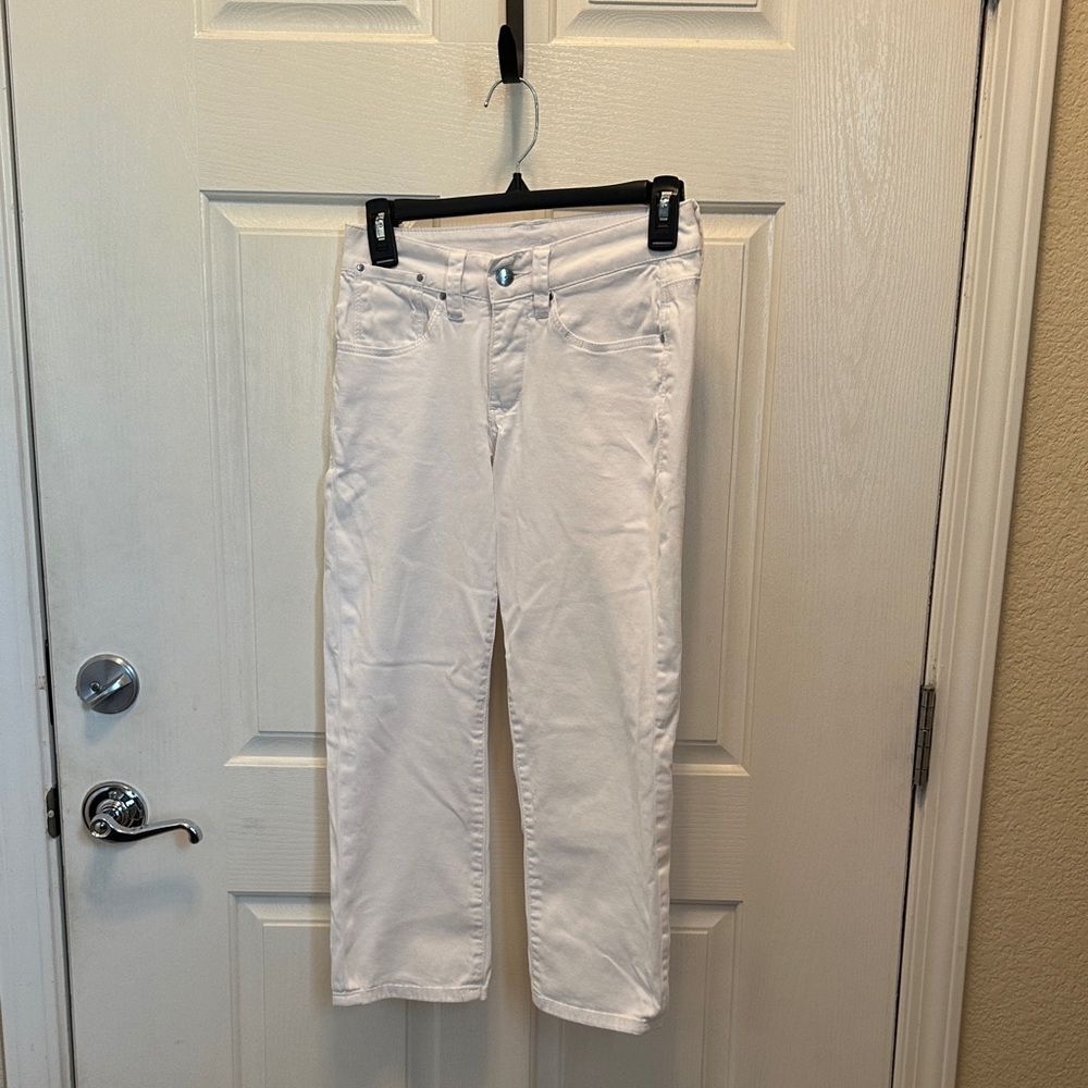 Jag Jeans Women's Cropped White Jeans